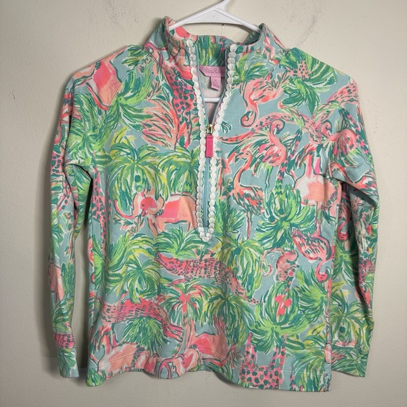 Lilly Pulitzer Other - LILLY PULITZER MULTICOLOR JUNGLE PRINT SWEATSHIRT SIZE XL(12/14)